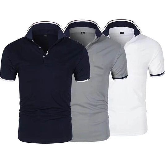 Men's Organic Cotton Polo Shirt - Casual Short Sleeve for Spring Style - Buy Center US