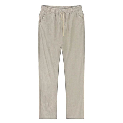 King Billion Men's Cotton Linen Trousers - Breathable Casual Fit S-3XL - Buy Center US