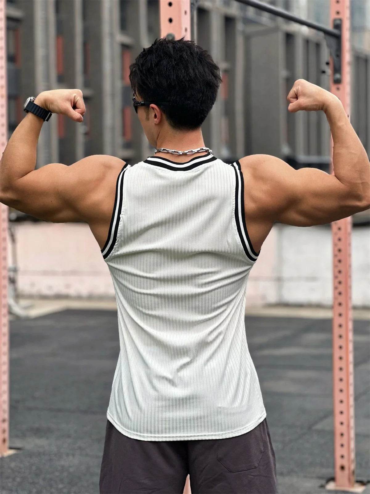 Men's Summer Bodybuilding Tank Tops - Casual Gym Workout Sleeveless Shirt - Buy Center US