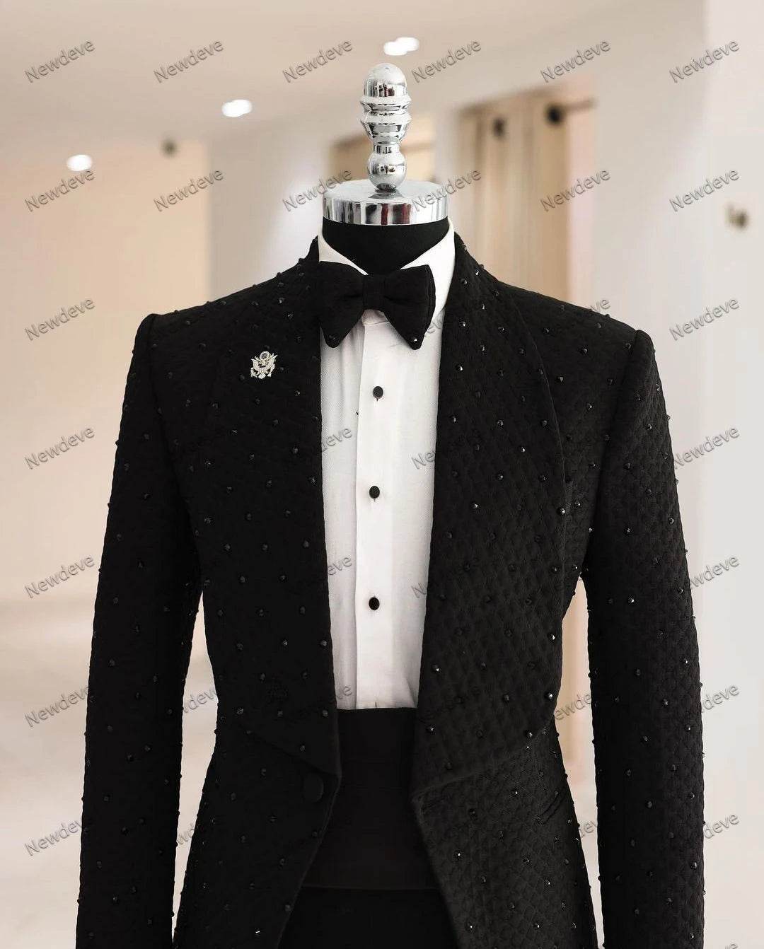 Modern Men's Plus Size Suit - Tailored Blazer & Pants Wedding Tuxedo - Buy Center US