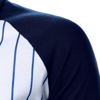 Men's Stripe Polo Shirt - Classic Casual Streetwear for Spring & Summer - Buy Center US