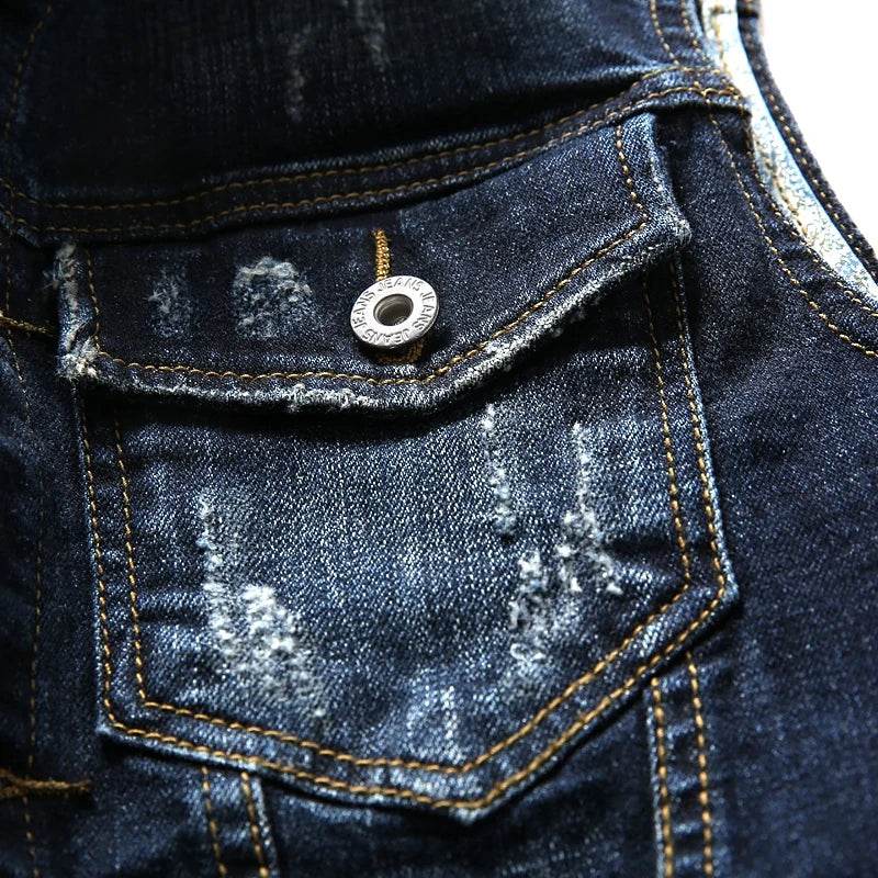 FAVOCENT Men's Casual Denim Vest - Stylish Sleeveless Jacket for Spring - Buy Center US