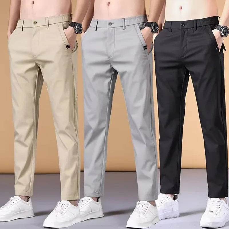 Fashion Men's Casual Summer Pants - Lightweight Skinny Joggers - Buy Center US