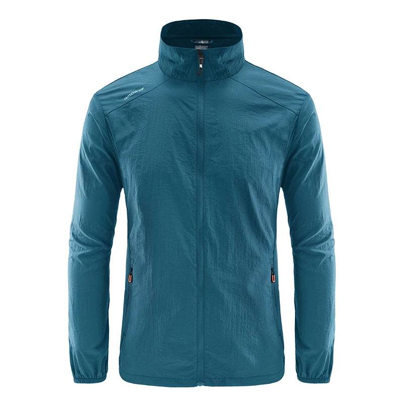 MuLS Men's Summer Windbreaker Jacket - Ultralight Casual Fishing Coat - Buy Center US