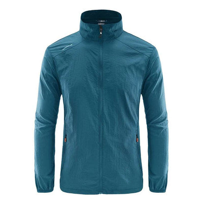 MuLS Men's Summer Windbreaker Jacket - Ultralight Casual Fishing Coat - Buy Center US