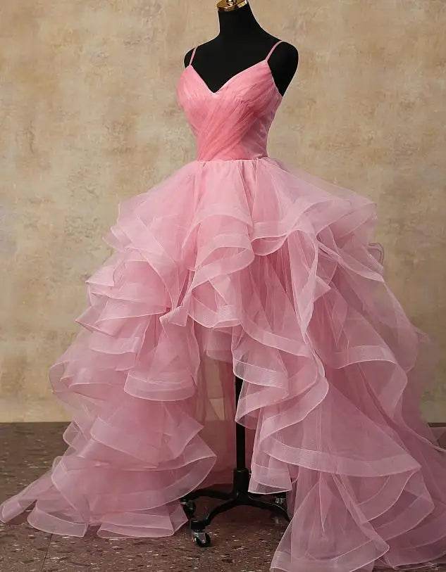 Customized Quinceanera Dress - Ruffles, V-Neck & Spaghetti Straps - Buy Center US