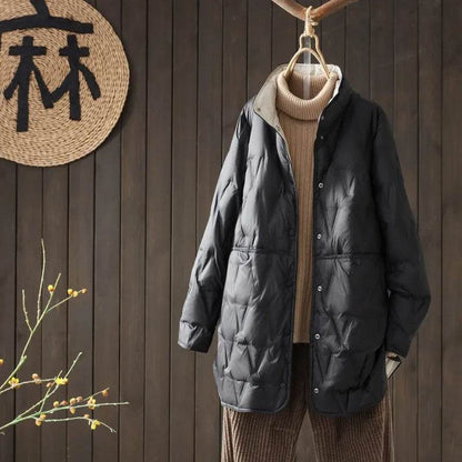 2024 Autumn Winter Women’s Ultralight White Duck Down Jacket - Buy Center US