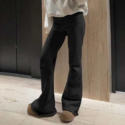 Casual Slim Flare Pants for Women - Y2K Boot Cut Fashion 2024 - Buy Center US