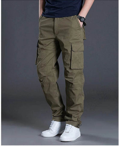 2025 Men's Cargo Pants - Multi Flap Pockets, Loose Fit for Outdoor - Buy Center US