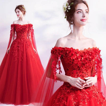 Bomaris Vintage Ball Gown Quinceanera Dress with Cape - Customized Style - Buy Center US