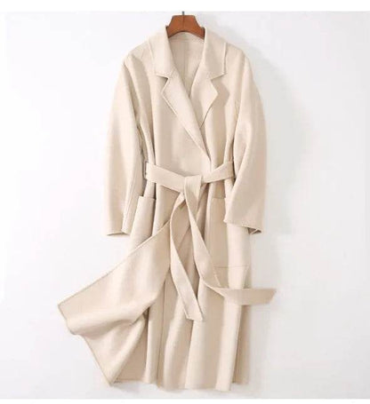 RosEvans Handmade Wool Coat - Double-Sided, Casual Style for Women - Buy Center US