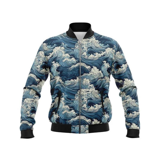 Japanese Style Graphic Bomber Jacket for Men - Casual Streetwear Autumn - Buy Center US