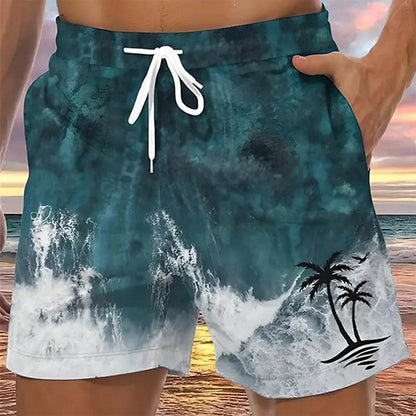 Colorful Summer Hawaiian Beach Shorts - Casual Surfing Trunks for All - Buy Center US