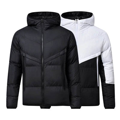 DIMUSI Men's Warm Down Parka - Thick Hooded Winter Sports Jacket - Buy Center US