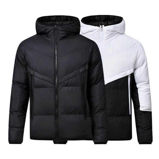 DIMUSI Men's Warm Down Parka - Thick Hooded Winter Sports Jacket - Buy Center US