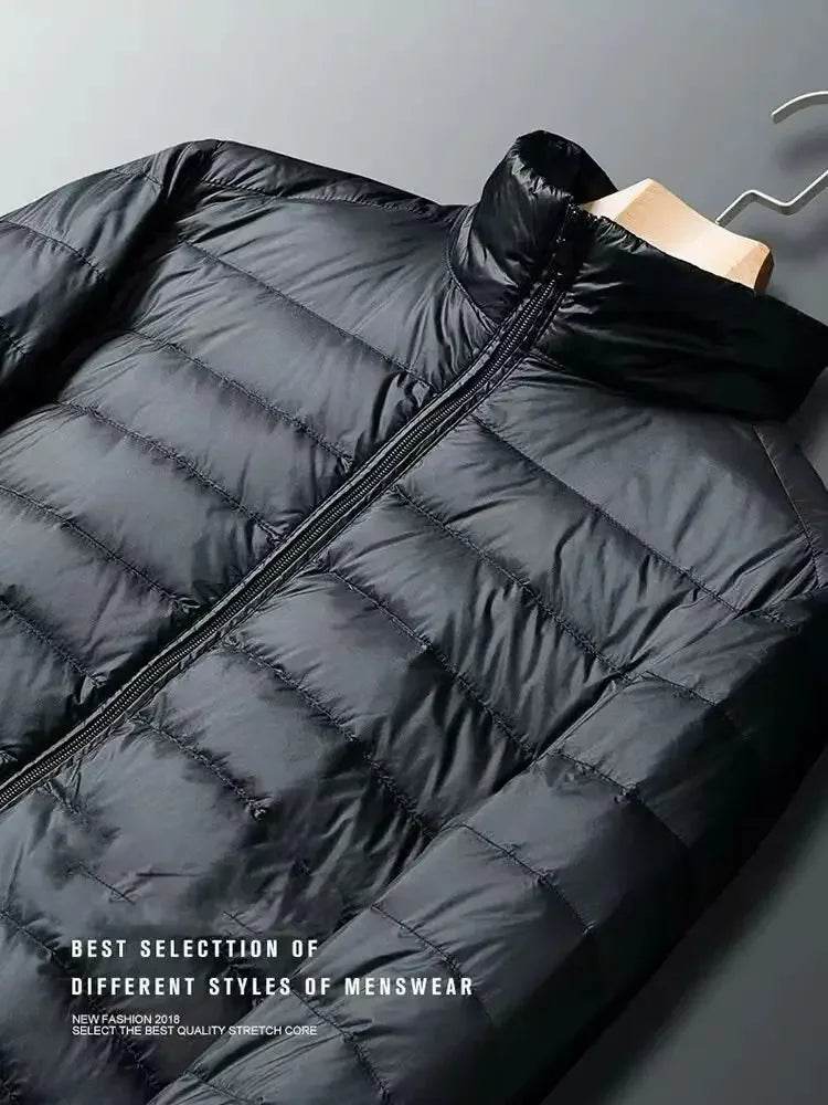 Men's Slim Fit Down Jacket - Super Light & Warm Winter Coat - Buy Center US