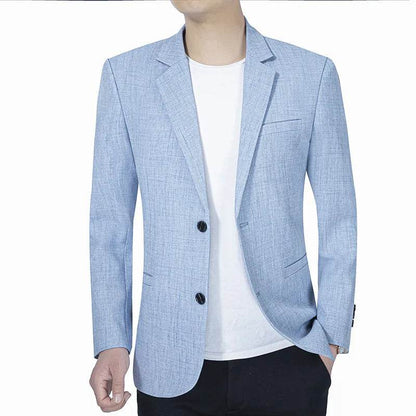 FAVOCENT 2025 Men’s Casual Blazer - Lightweight Spring/Autumn Jacket - Buy Center US