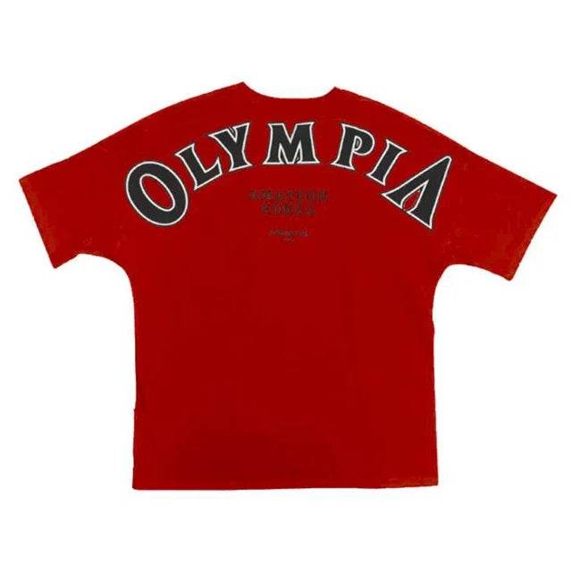 OLYMPIA Men's 3D Printed Gym T-Shirt - Quick Dry, Lightweight Sports Top - Buy Center US