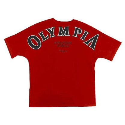 OLYMPIA Men's 3D Printed Gym T-Shirt - Quick Dry, Lightweight Sports Top - Buy Center US