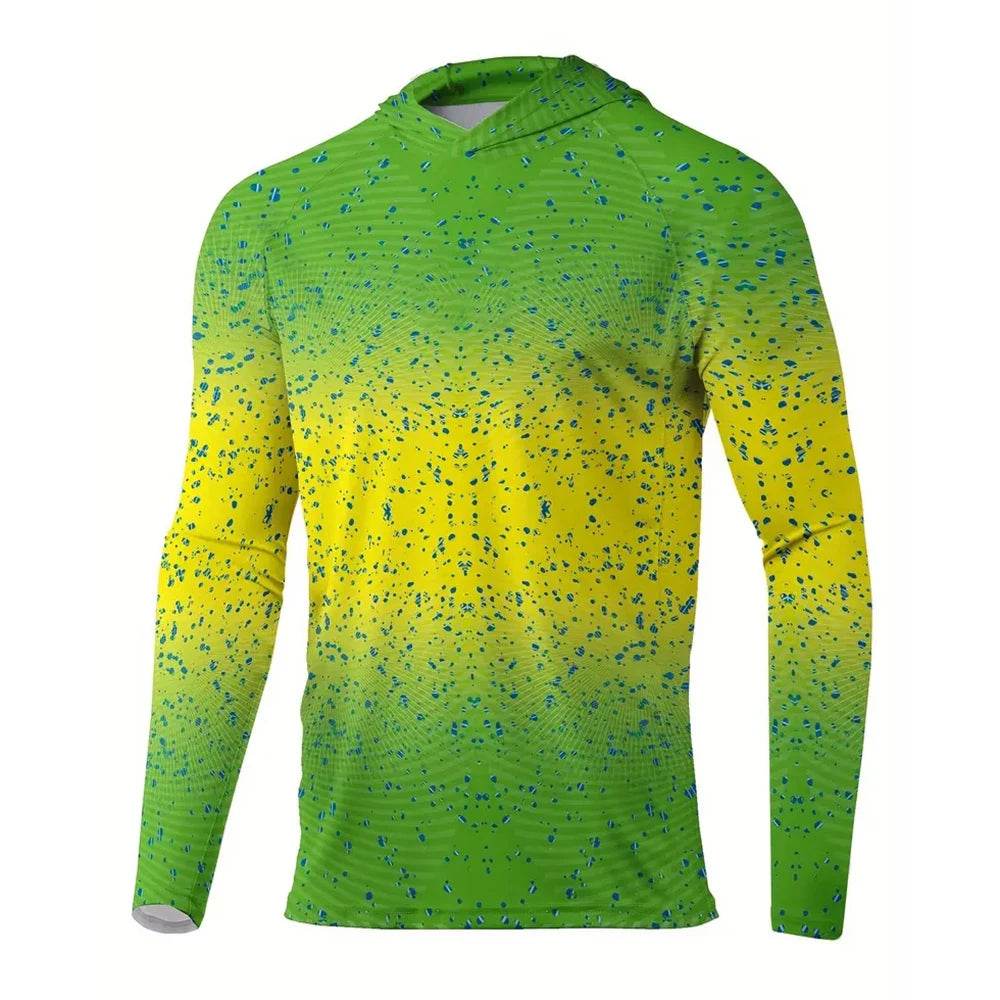 2025 Men's UPF 50+ Sun Protection Hoodie - Quick Dry & Breathable Shirt - Buy Center US