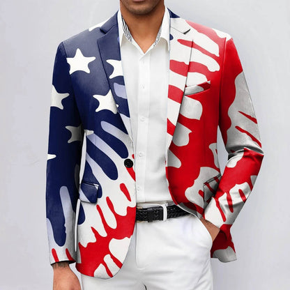 Stylish 3D Printed Jacquard Suit Jacket for Men - Business & Fashion - Buy Center US