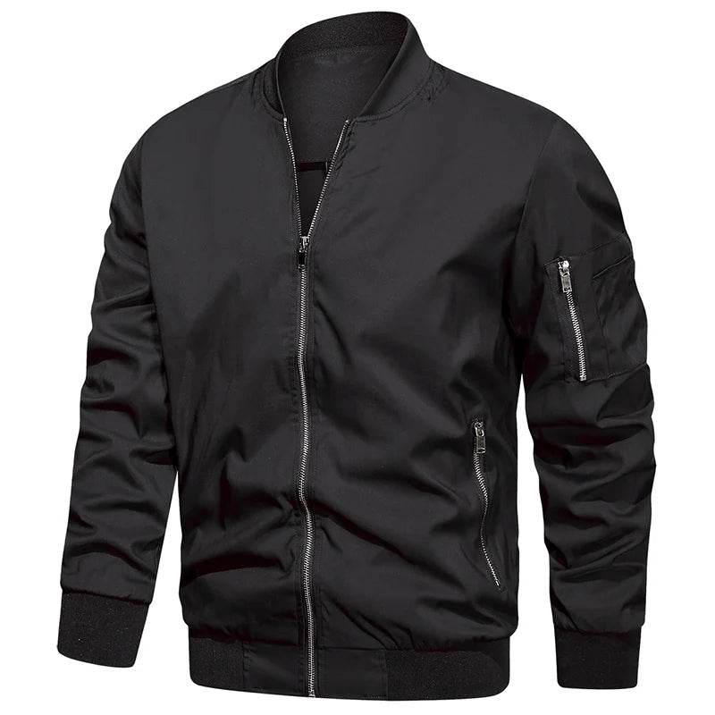 ReFire Gear Men's Lightweight Bomber Jacket - Casual Spring & Autumn Style - Buy Center US