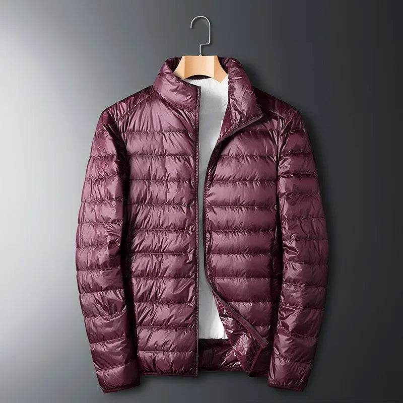 Men's Slim Fit Down Jacket - Super Light & Warm Winter Coat - Buy Center US