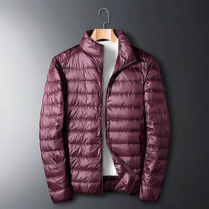 Men's Slim Fit Down Jacket - Super Light & Warm Winter Coat - Buy Center US