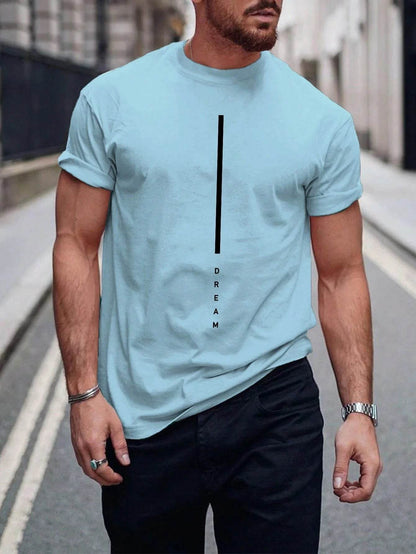 GUILAN Men's 100% Cotton Slim Fit T-Shirt - Breathable Round Neck Style - Buy Center US