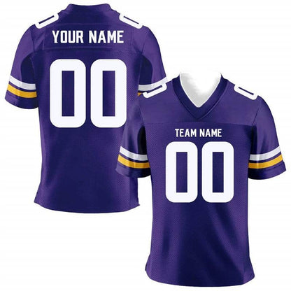 Personalized Rugby T-Shirt - Custom Team Name & Number - Men's V-Neck - Buy Center US