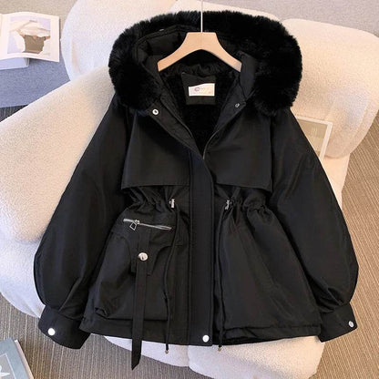 2024 Women's Warm Hooded Down Jacket - Casual Puffer Parka - Buy Center US