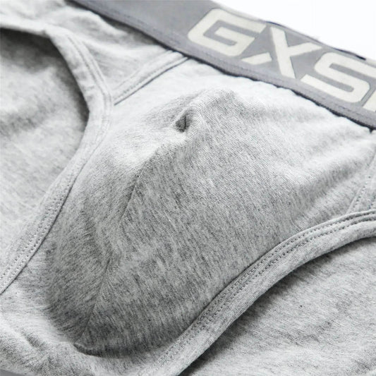 UXST Men's Cotton Underwear - Breathable Low Waist Briefs in Solid Color - Buy Center US