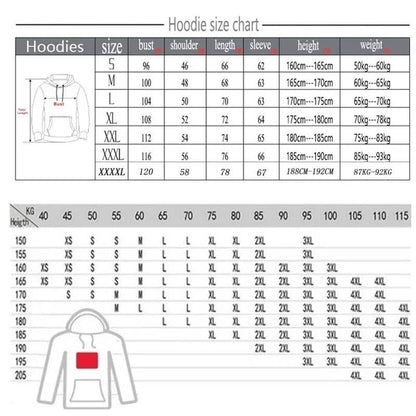 Fashion Fish Fossils Printed Hoodie - Casual Street Pullover for Couples - Buy Center US