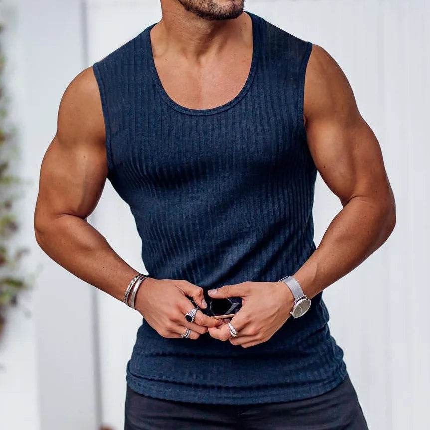 ENUKI Men's Breathable Gym Tank Top - Sleeveless Fitness Vest for Summer - Buy Center US