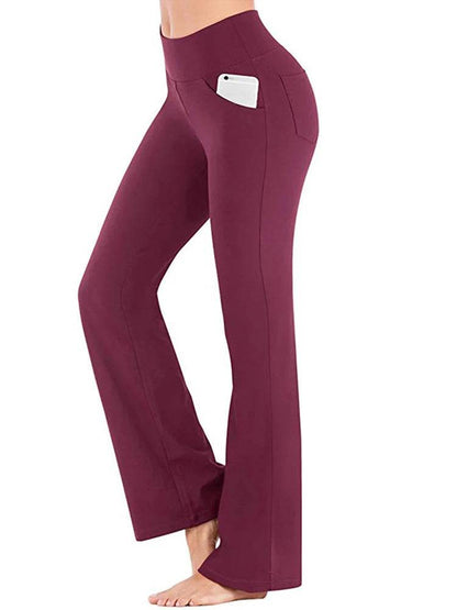 Allukasa High Waist Palazzo Pants - Elegant Slim Fit Trousers for Women - Buy Center US