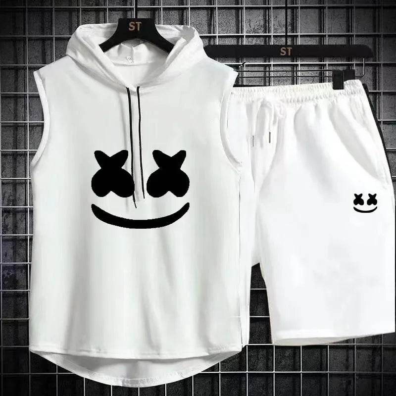 Summer Men's Two Piece Set - Casual T-Shirt & Shorts Tracksuit - Buy Center US