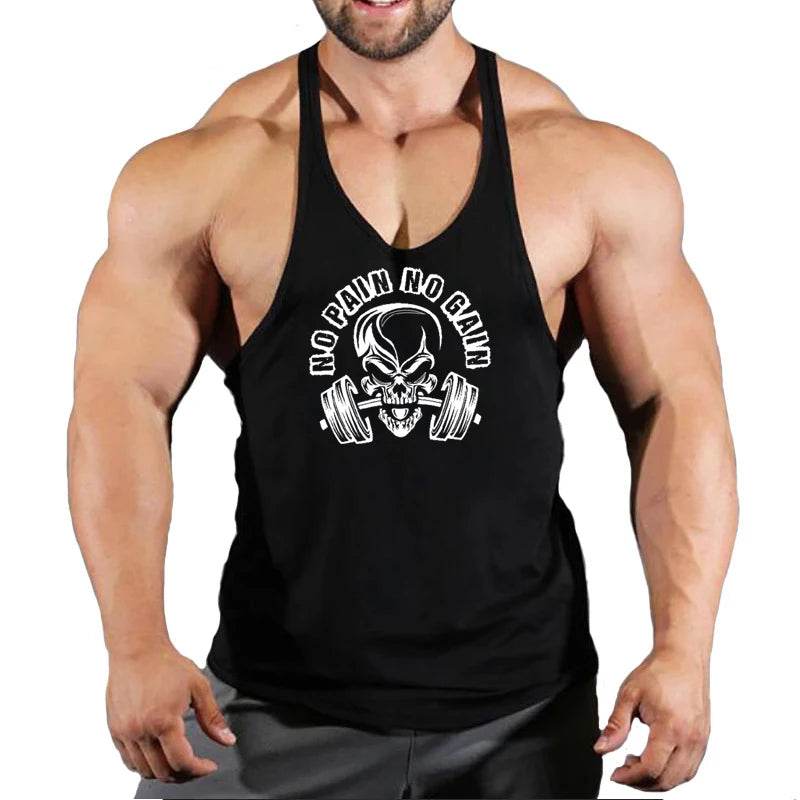 2024 Cotton Sleeveless Tank Tops for Men - Casual Bodybuilding Vest - Buy Center US
