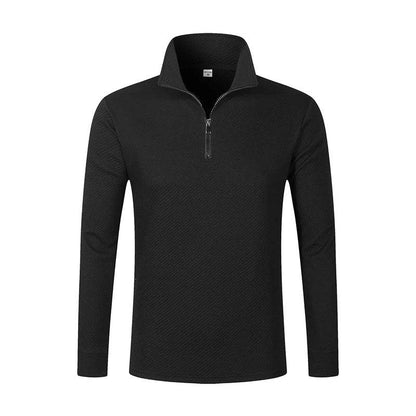 FYZS Men's Long Sleeve Polo Shirt - Comfortable, Breathable Casual Top - Buy Center US