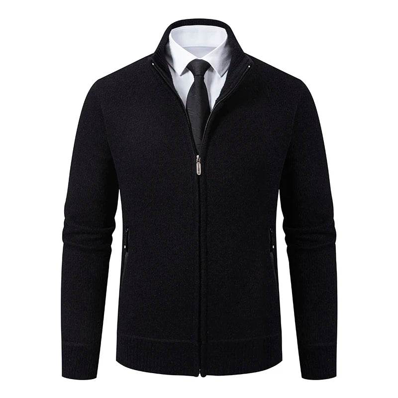 ENWEIGE Men's Knitted Cardigan Jacket - Vintage Fleece Winter Coat - Buy Center US