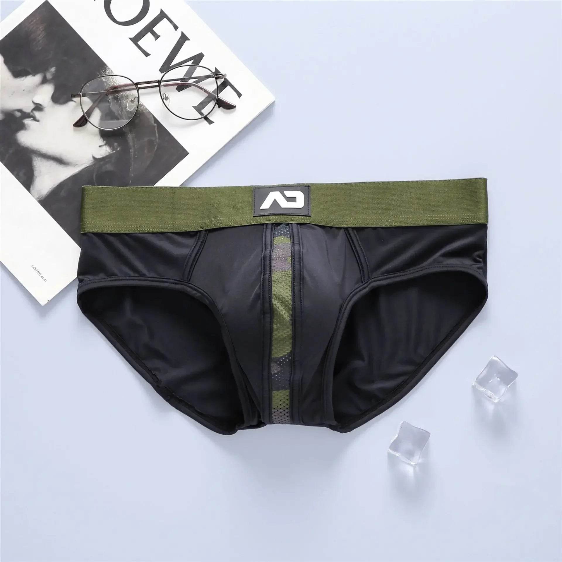 UXST Men's Milk Silk Low Waist Briefs - Comfortable 3D Fit for All Seasons - Buy Center US