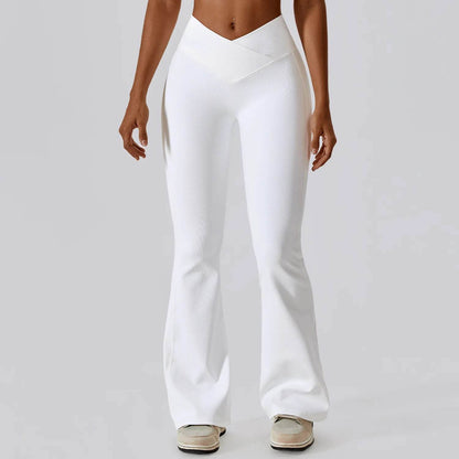 SWELTERING High Waist Flare Leggings - Women's Yoga & Gym Pants - Buy Center US