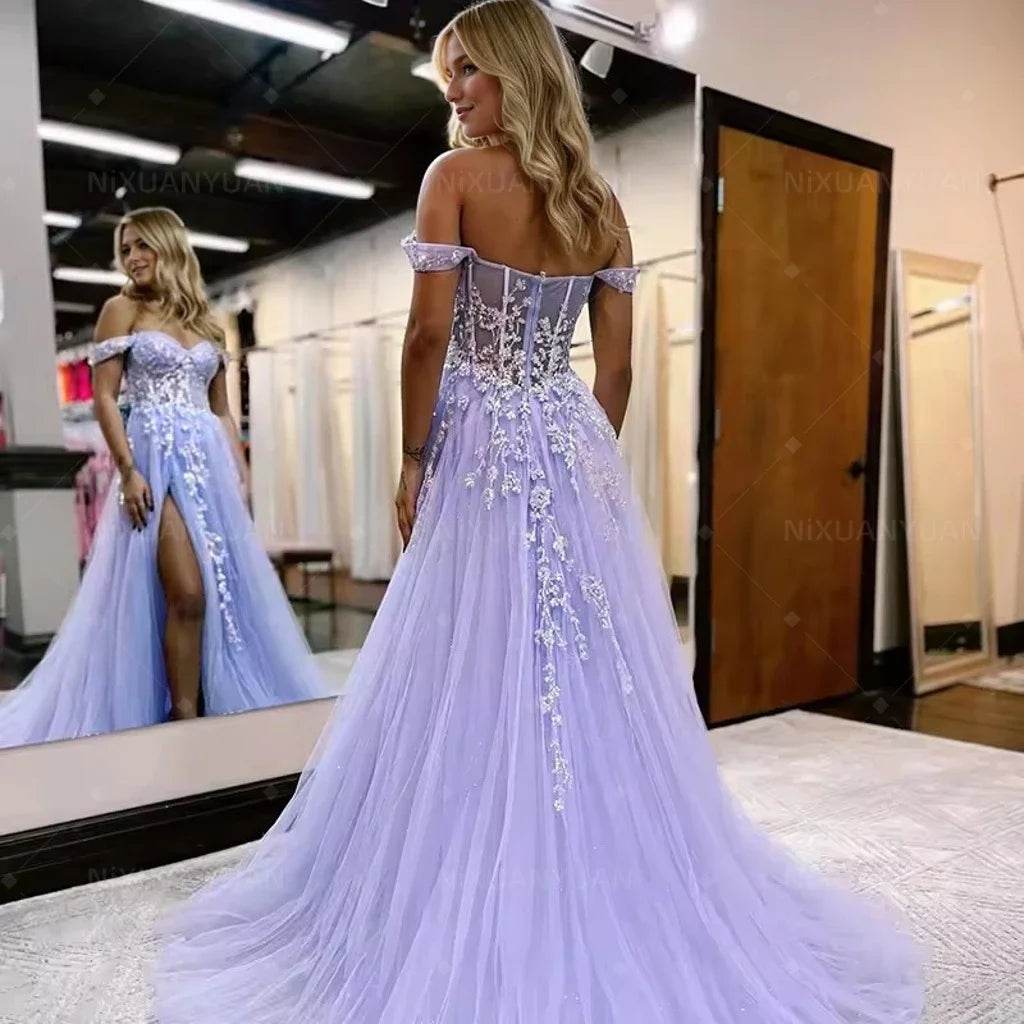 NIXUANYUAN Women's Evening Gala Dress - Sweetheart Lace A-Line Gown - Buy Center US