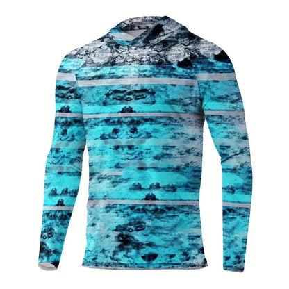 2025 Men's UPF 50+ Sun Protection Hoodie - Quick Dry & Breathable Shirt - Buy Center US