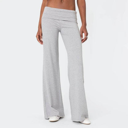 Maemukilabe Casual Wide Leg Sweatpants - Low Rise Flare for Women - Buy Center US