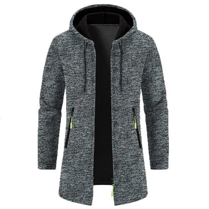 WHooHoo Men's Thin Fleece Jacket - Hooded, Casual Autumn Outerwear - Buy Center US