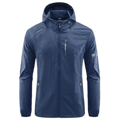 BOOERJUE Men's Thin Quick Dry Jacket - Sun-Protective Hooded Windbreaker - Buy Center US