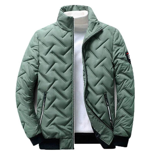 Men's Casual Lightweight Parka Jacket - Warm, Zipper Closure for Fall - Buy Center US