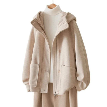 Elegant Women's Loose Parka Jacket - Chic Winter Office Coat - Buy Center US
