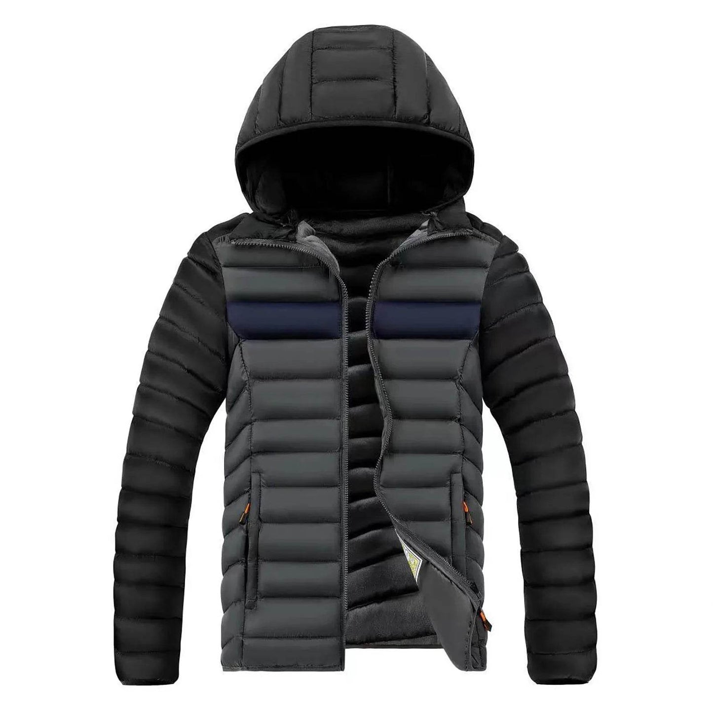 Men's Windproof Hiking Jacket - Warm Hooded Thermal Winter Coat - Buy Center US
