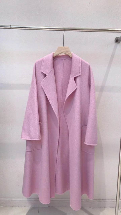 RosEvans Handmade Wool Coat - Double-Sided, Casual Style for Women - Buy Center US